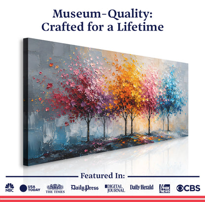 Ethereal Harmony Forest Wall Art
