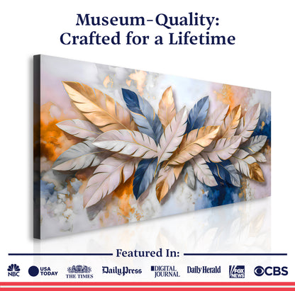 Majestic Feather Harmony Wall Art