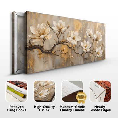 Golden Magnolia Wall Art