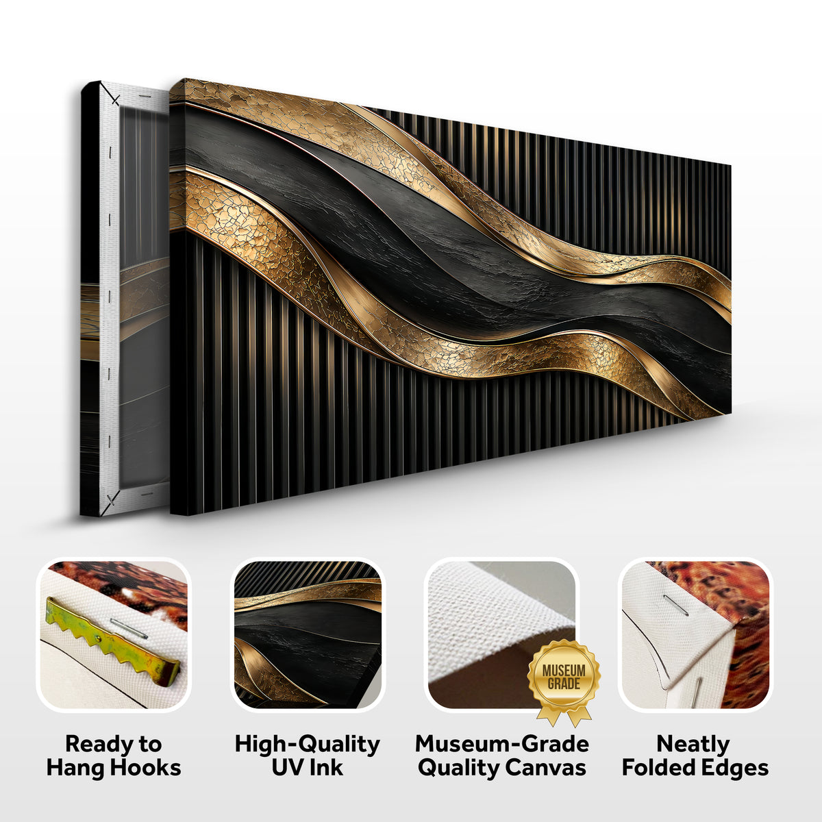 Luxury Obsidian Waves