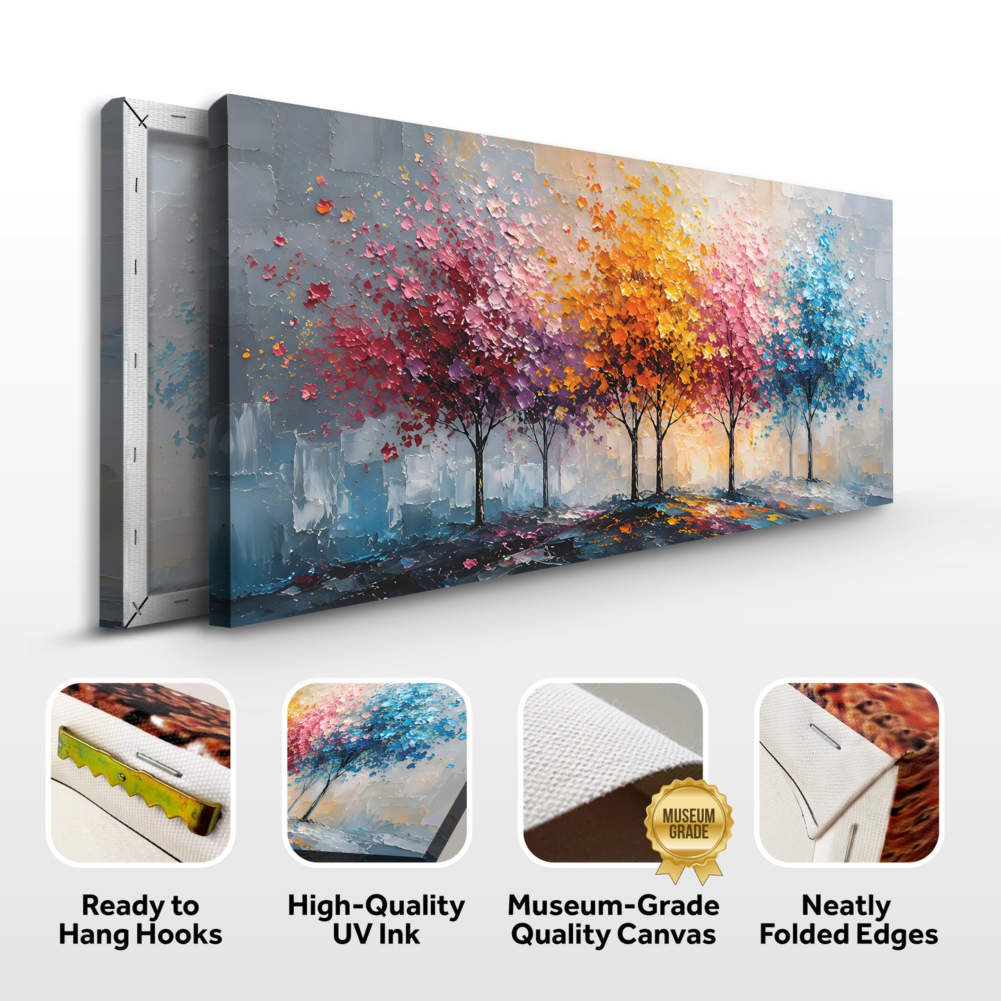 Ethereal Harmony Forest Wall Art