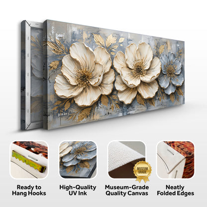 Golden Ivory Blossoms