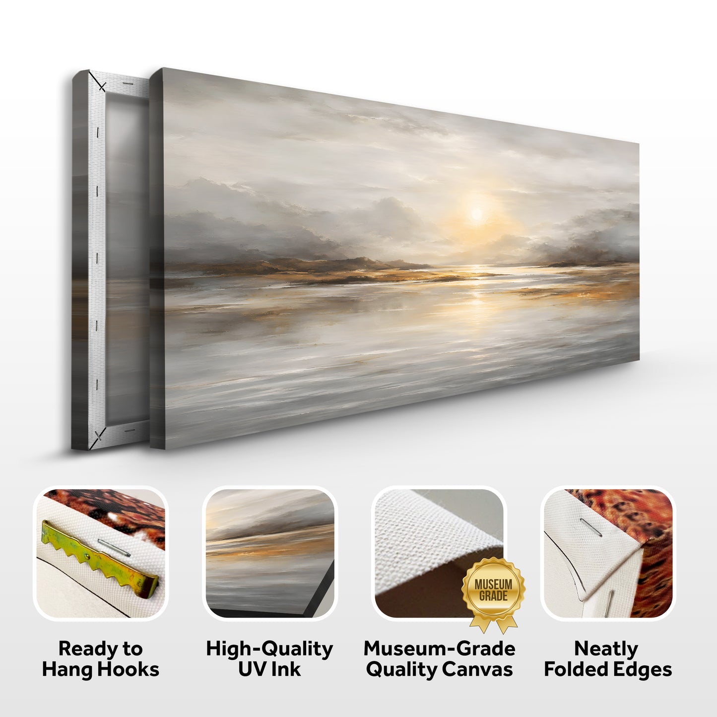 Golden Horizon Abstract