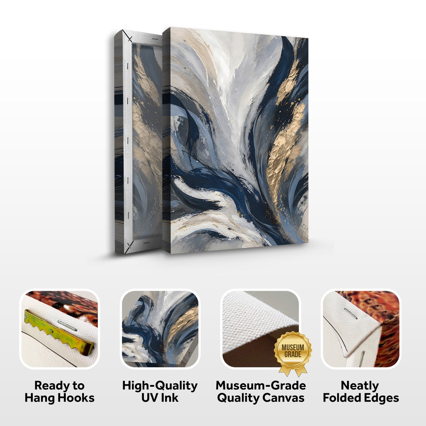 Gilded Indigo Motion