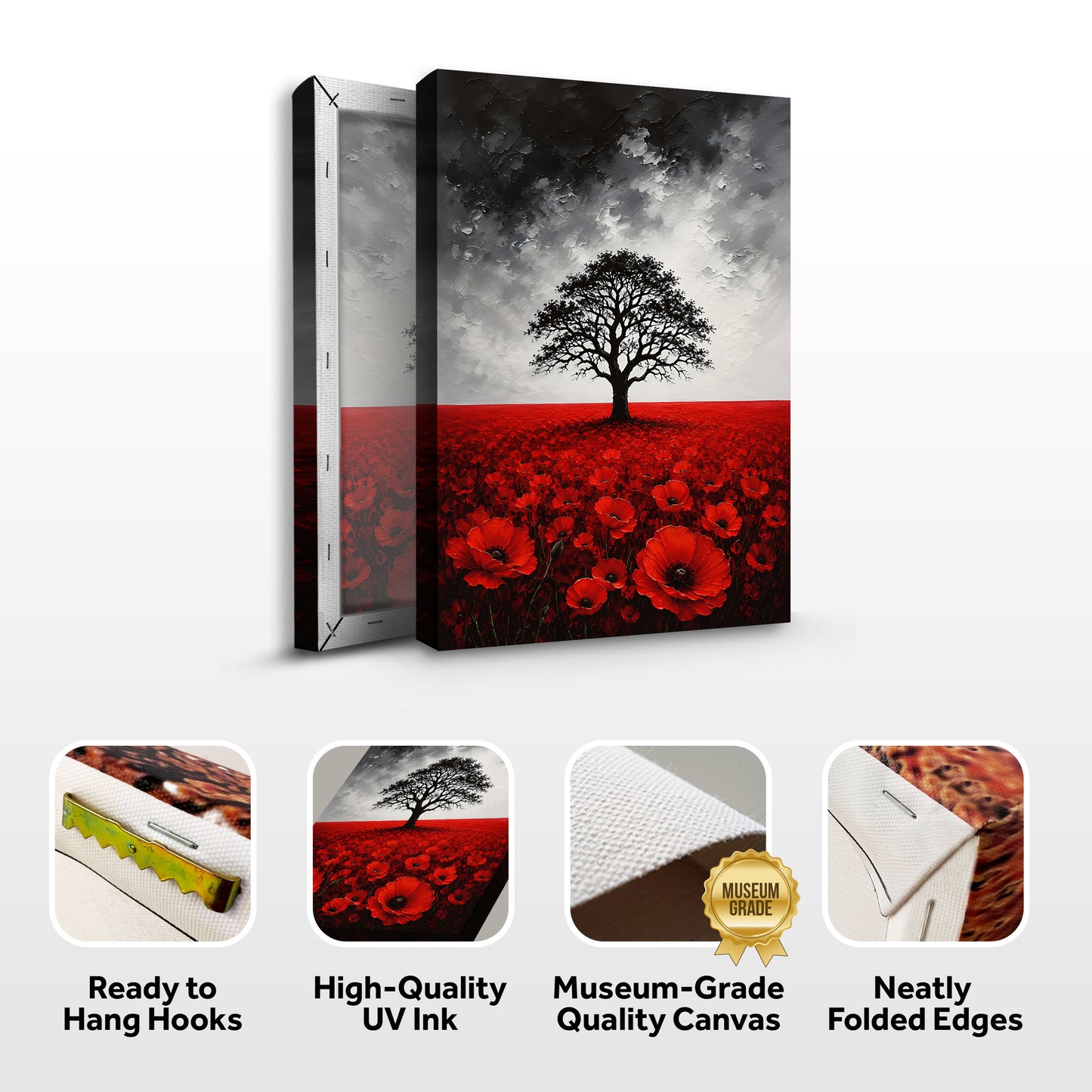 Crimson Poppy Field
