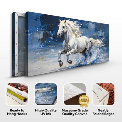 Majestic White Stallion