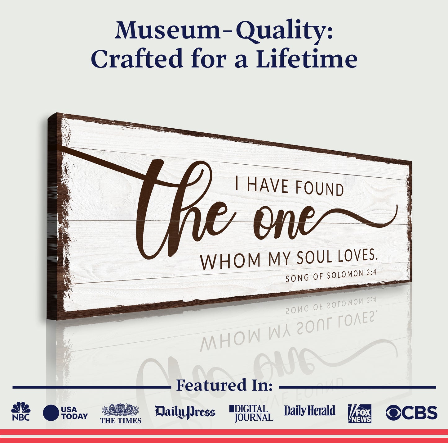 I Have Found The One Whom My Soul Loves Faith Sign