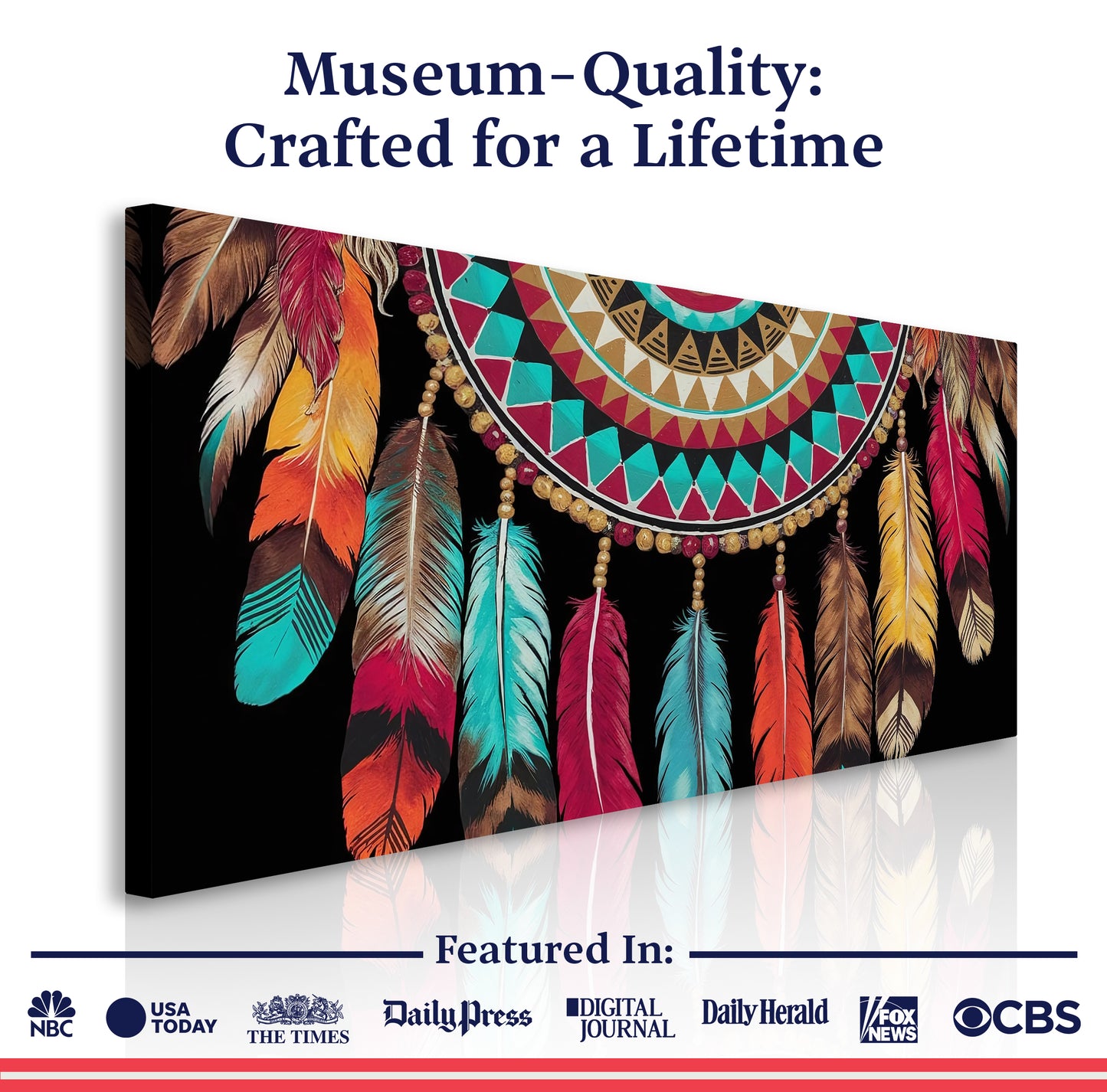 3D Whispering Feathers Wall Art