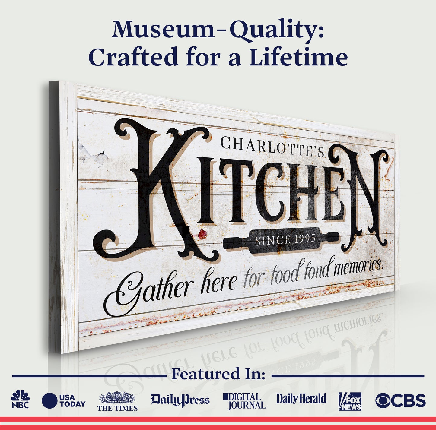 Kitchen Sign XII Quality - Image by Tailored Canvases