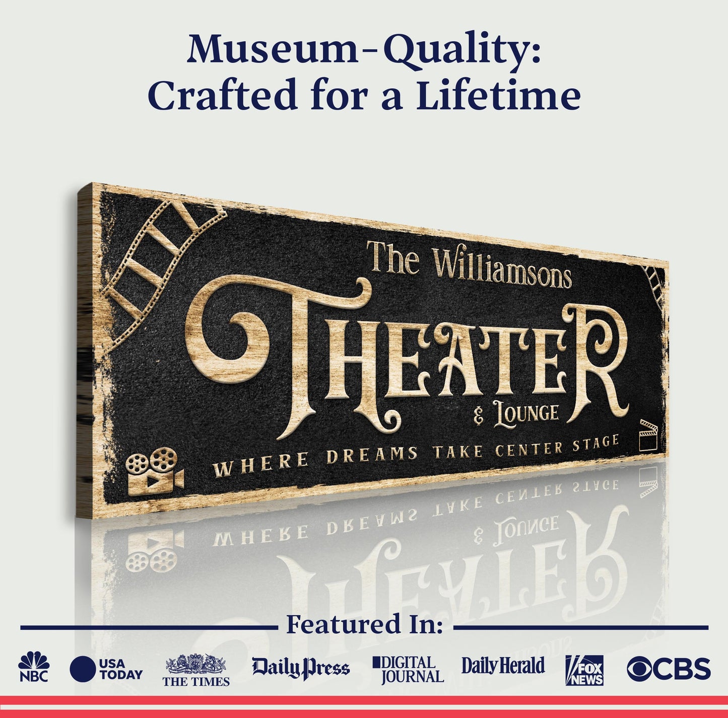 Theater Sign VI Quality - Image by Tailored Canvases