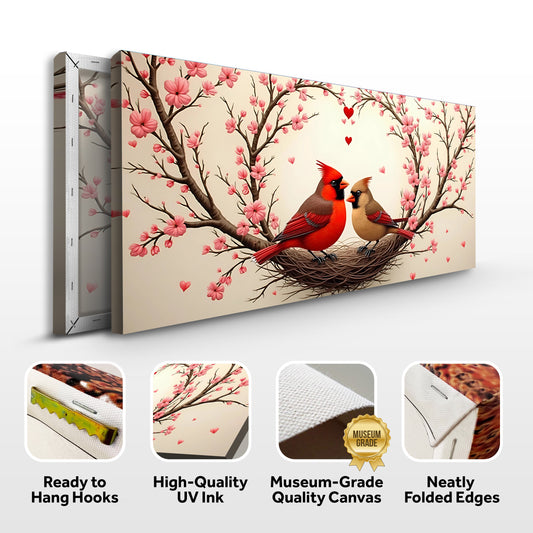 3D Cardinals Wall Art II
