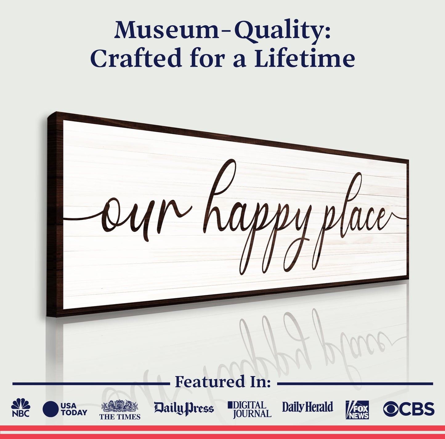 Our Happy Place Sign II