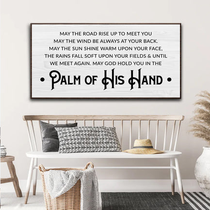 Irish Blessing Farmhouse Sign IV - Image by Tailored Canvases