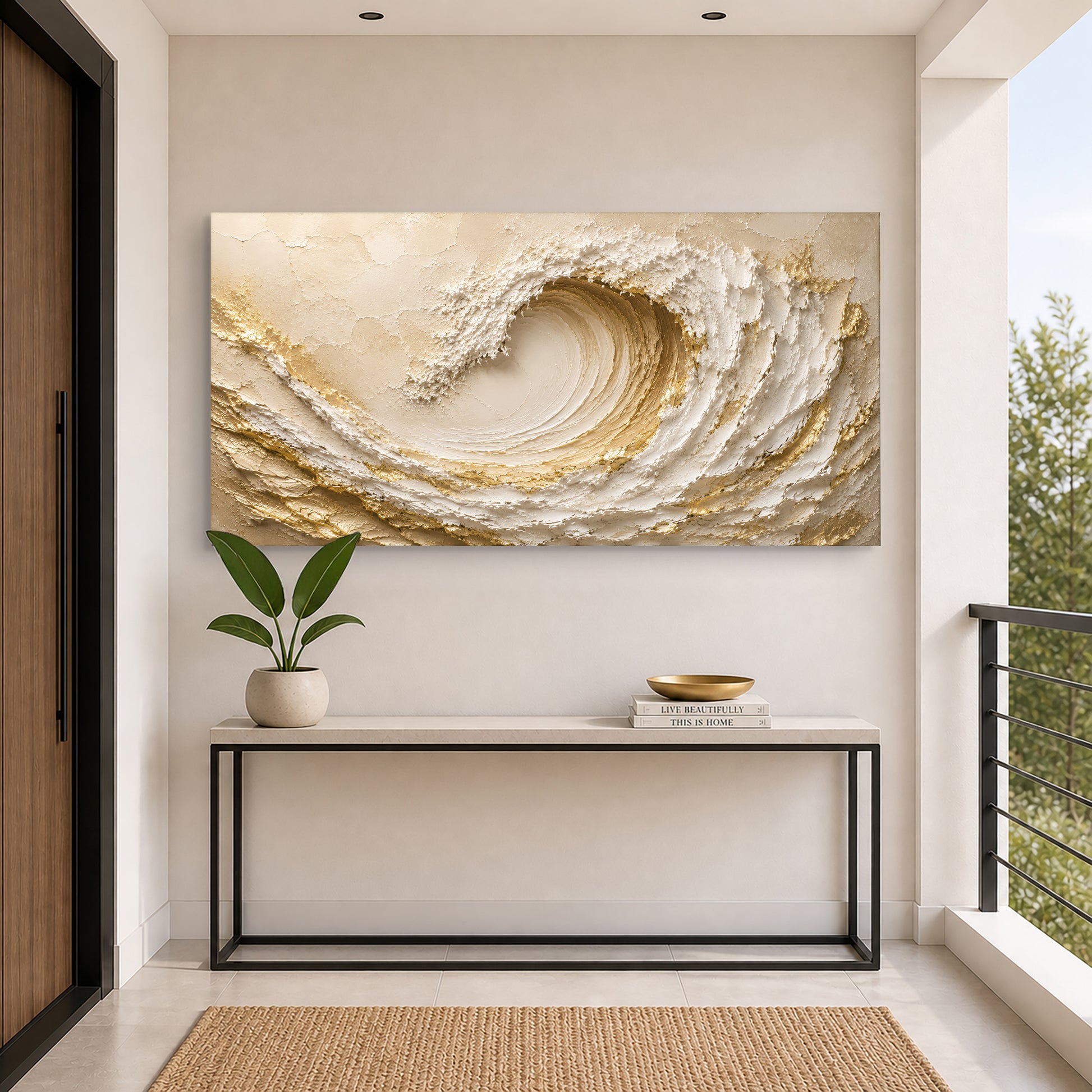 Ivory Crest Wave
