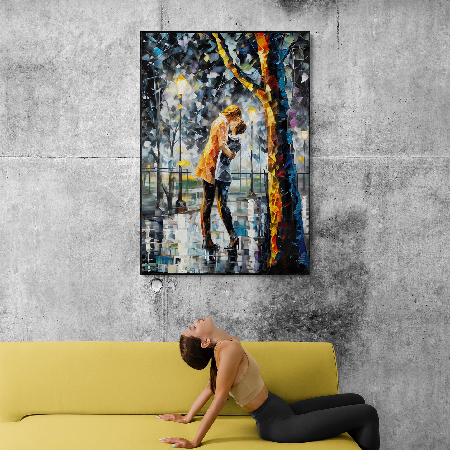 Canvas Print: "Kaleidoscope Kiss"