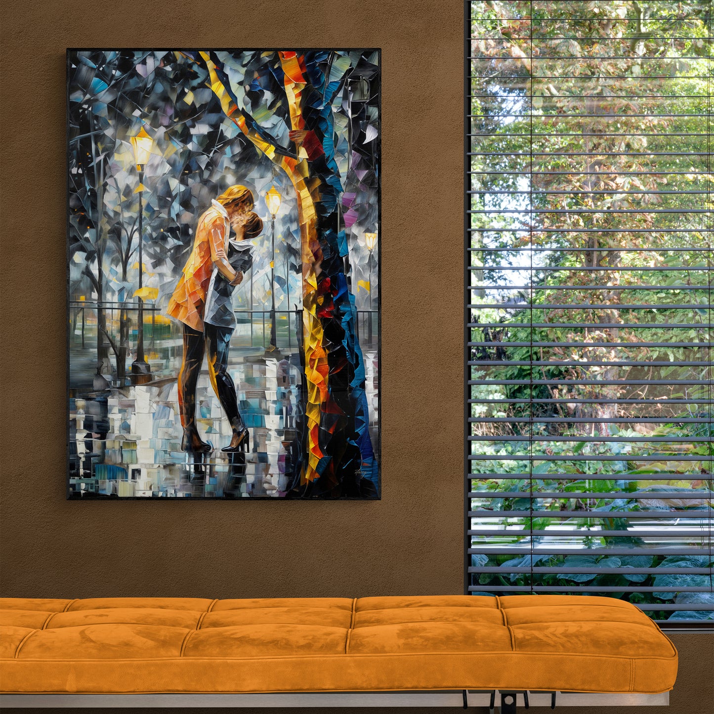 Canvas Print: "Kaleidoscope Kiss"