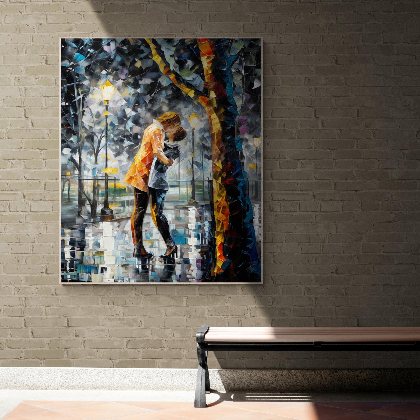 Canvas Print: "Kaleidoscope Kiss"