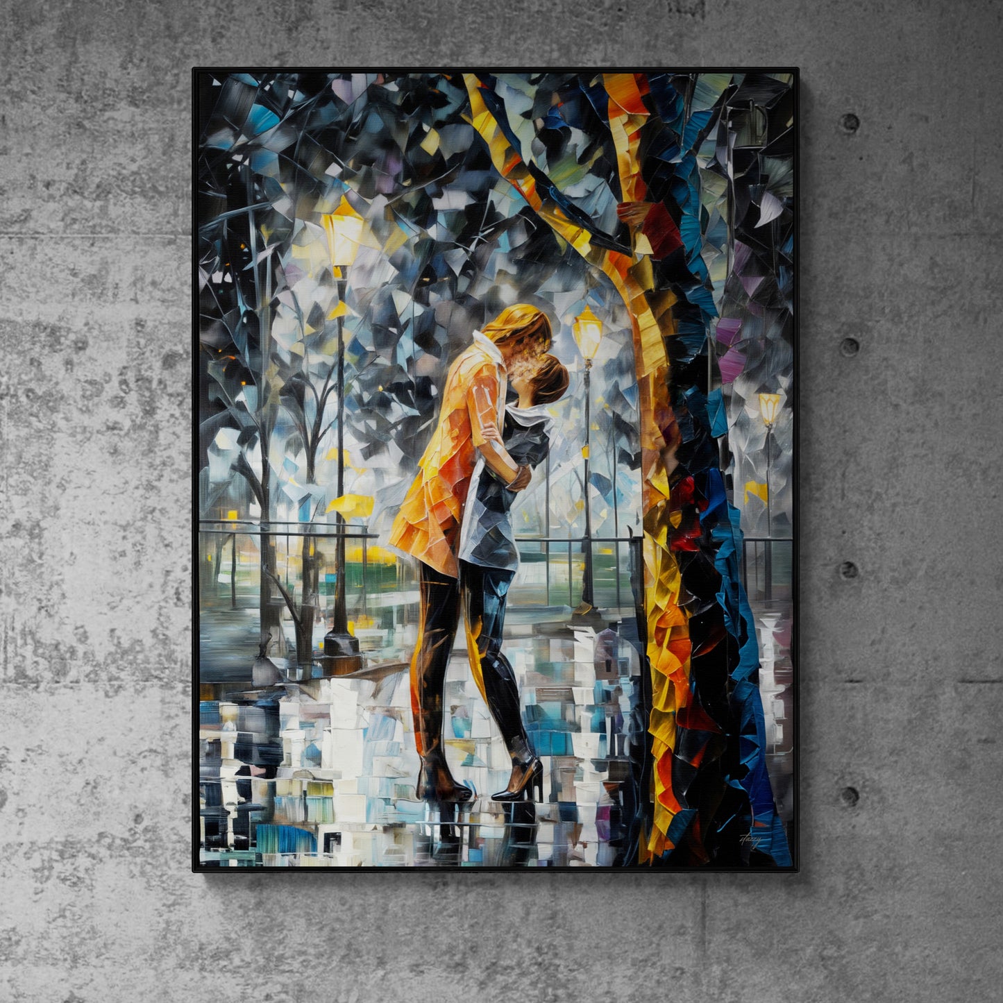 Canvas Print: "Kaleidoscope Kiss"