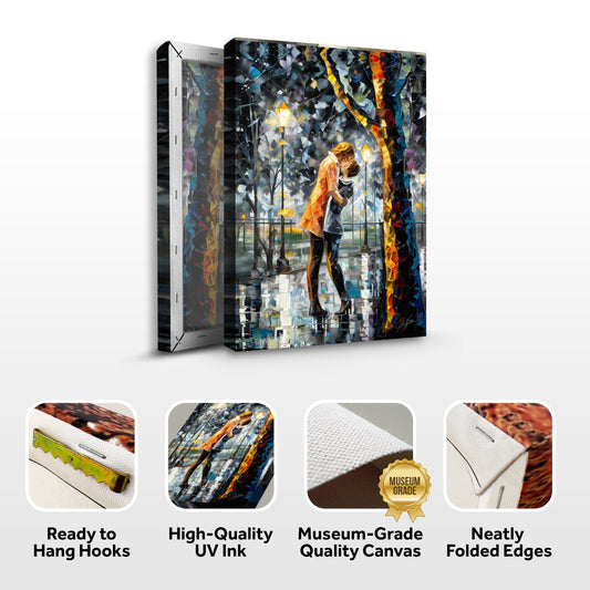 Canvas Print: "Kaleidoscope Kiss"