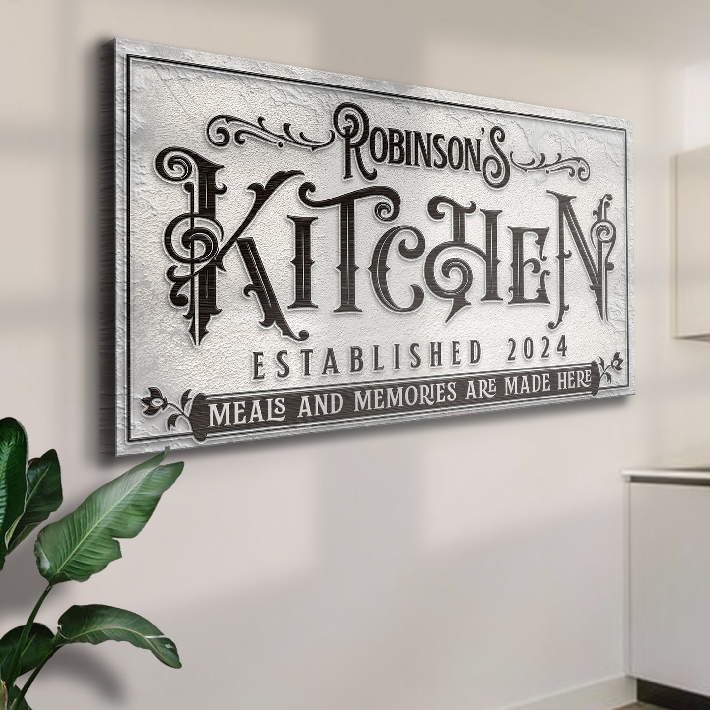 Kitchen Sign VI Style 2 - Image by Tailored Canvases