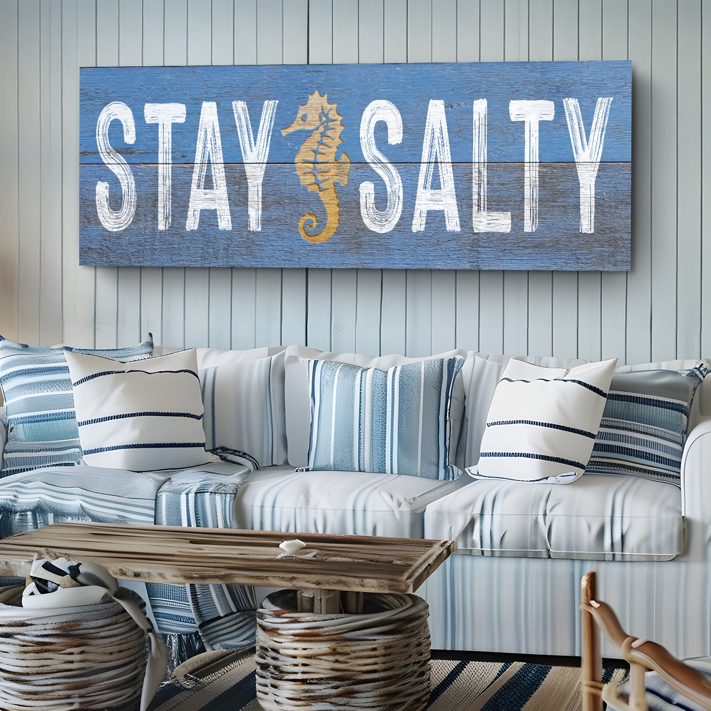 Stay Salty Coastal Sign VII