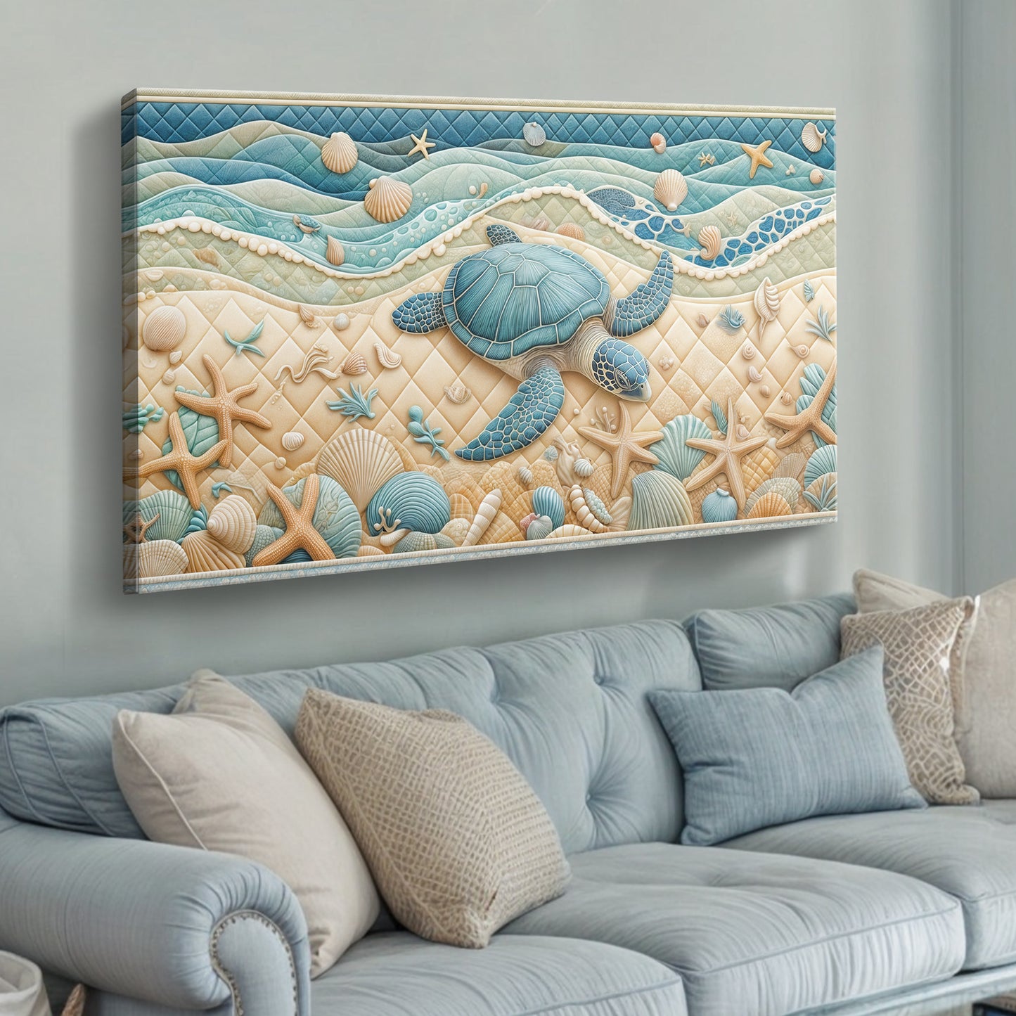 3D Coastal Wall Art IV