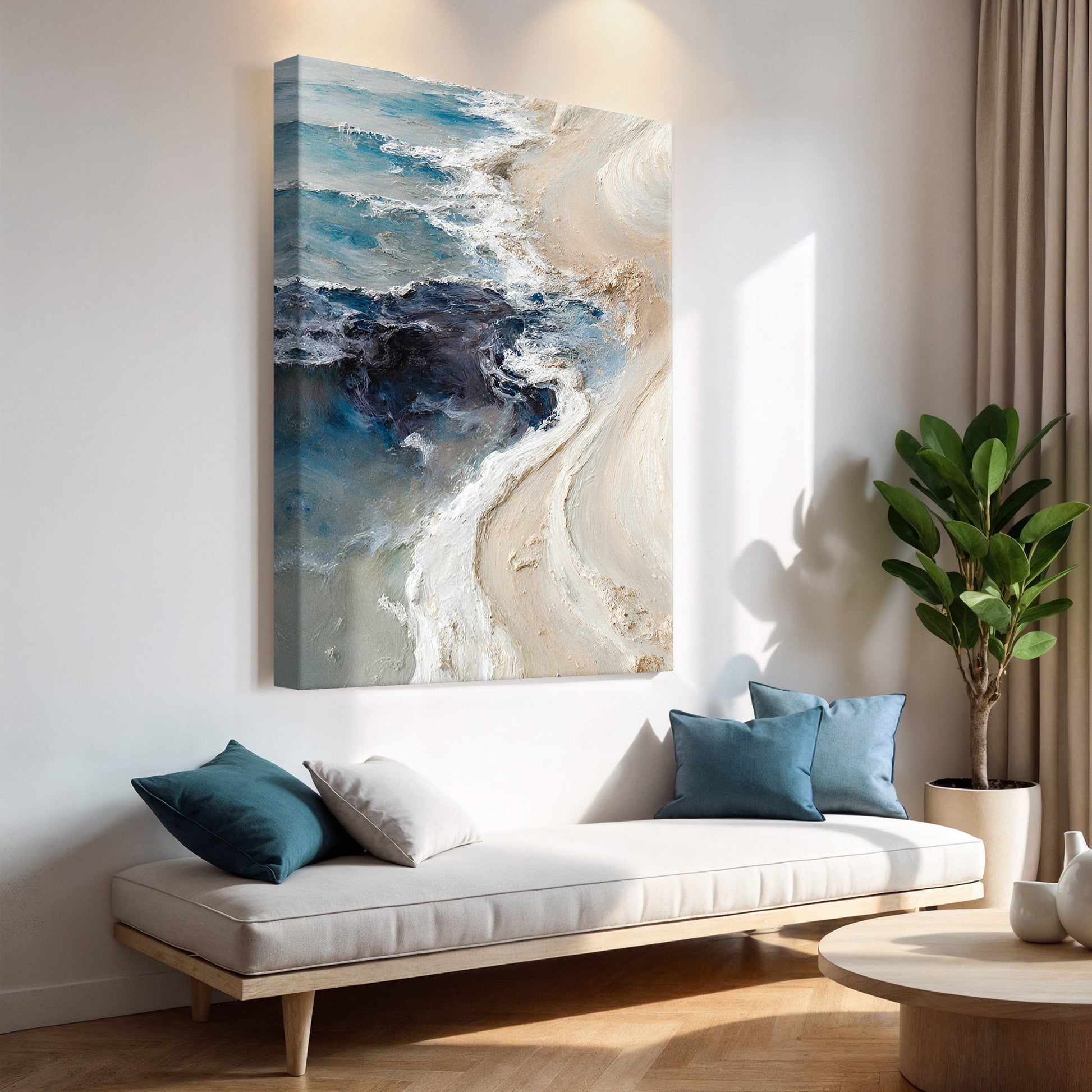Coastal Drift Abstract Wall Art II