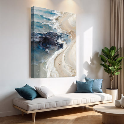 Coastal Drift Abstract Wall Art II