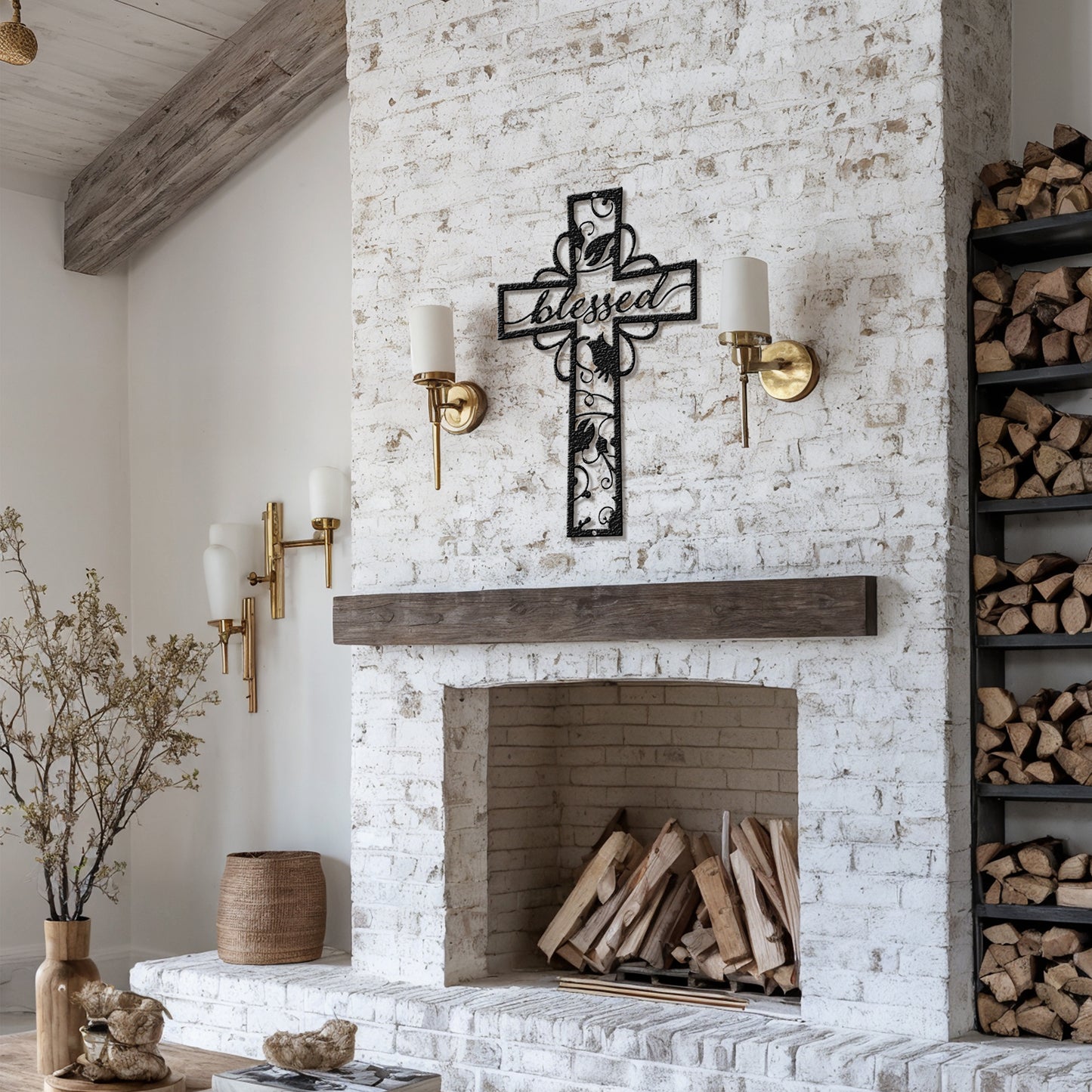 Blessed Cross - Steel Sign