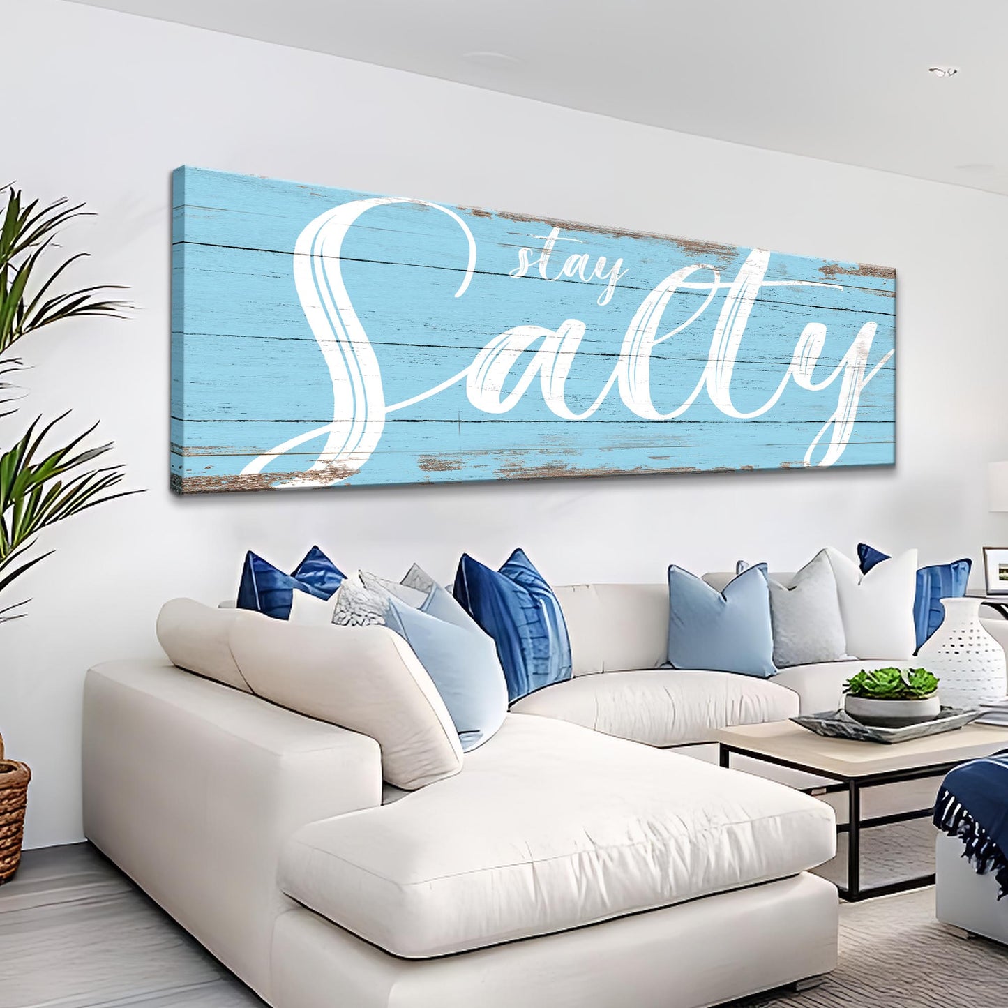 Stay Salty Coastal Sign IV