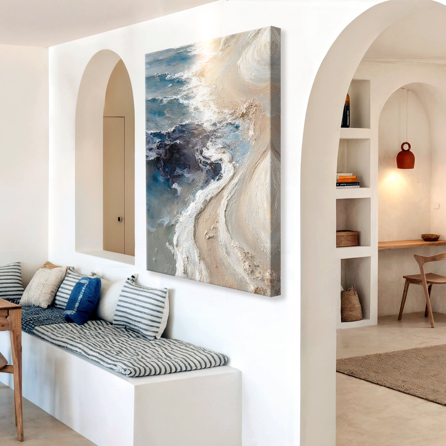 Coastal Drift Abstract Wall Art II