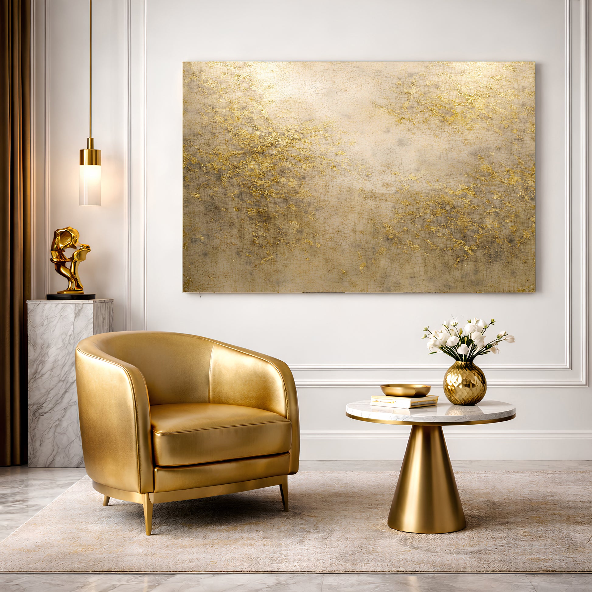 Venetian Plaster Abstract Wall Art II