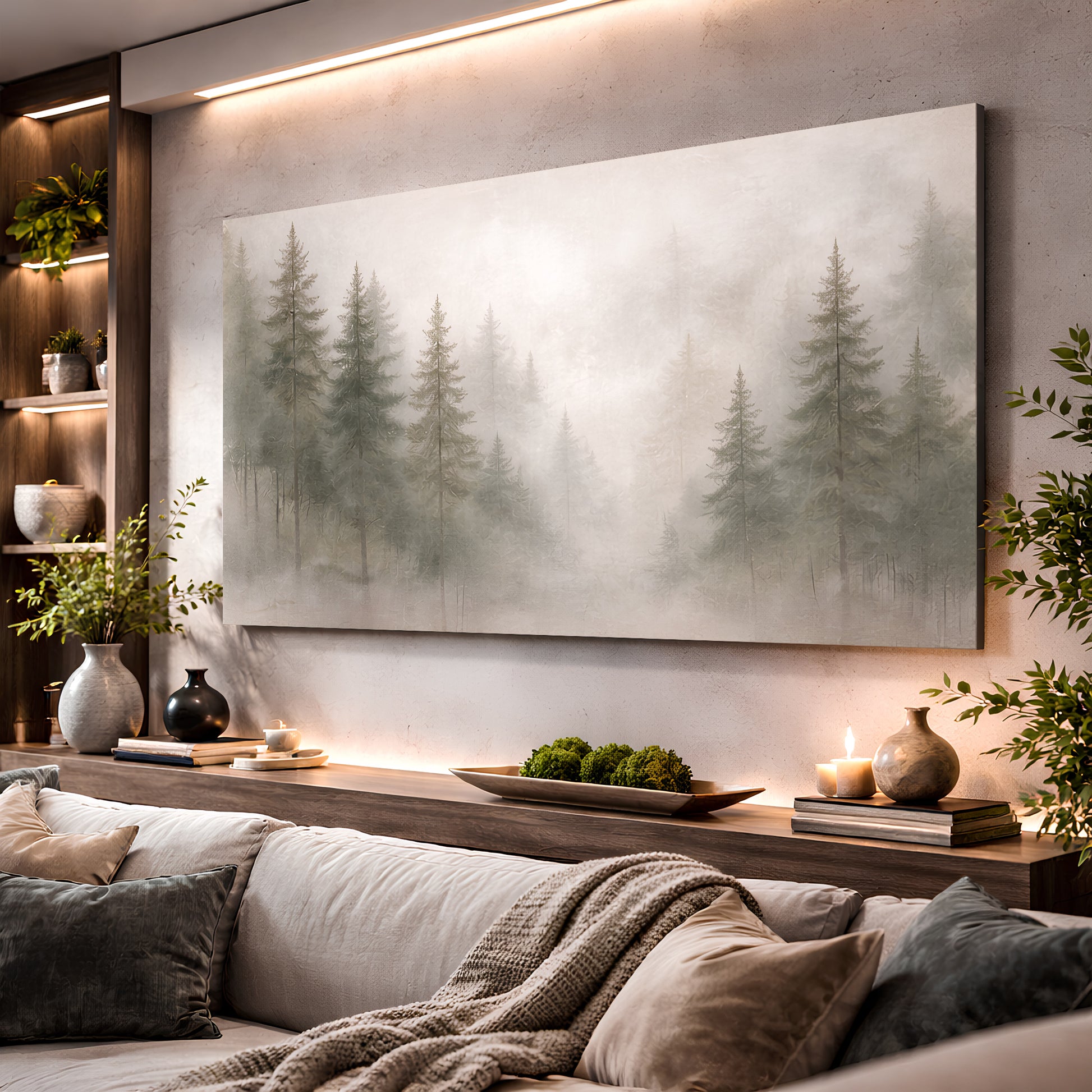 Soft Fog Forest