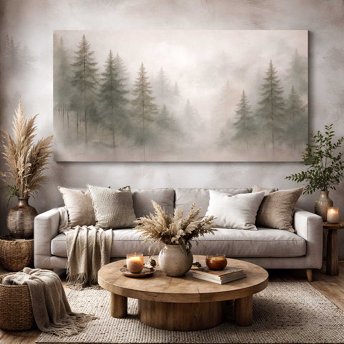 Soft Fog Forest