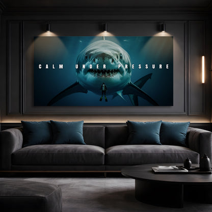 Calm Under Pressure Wall Sign