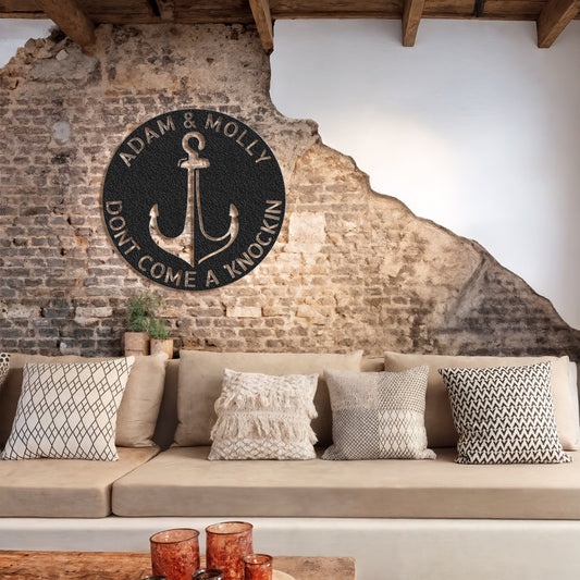 Anchor Plaque - Steel Sign