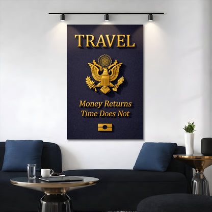 Travel Passport Wall Sign