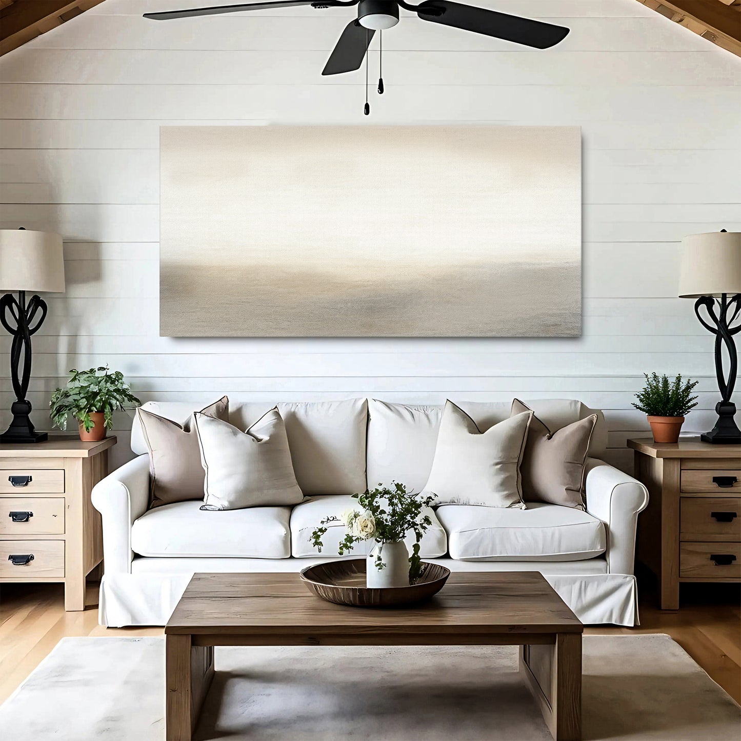 Nordic Beach Abstract Wall Art