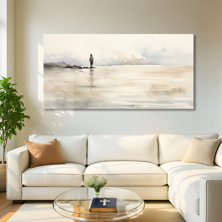 Solitude by the Shore Wall Art