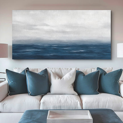 Blue Ocean Abstract Wall Art