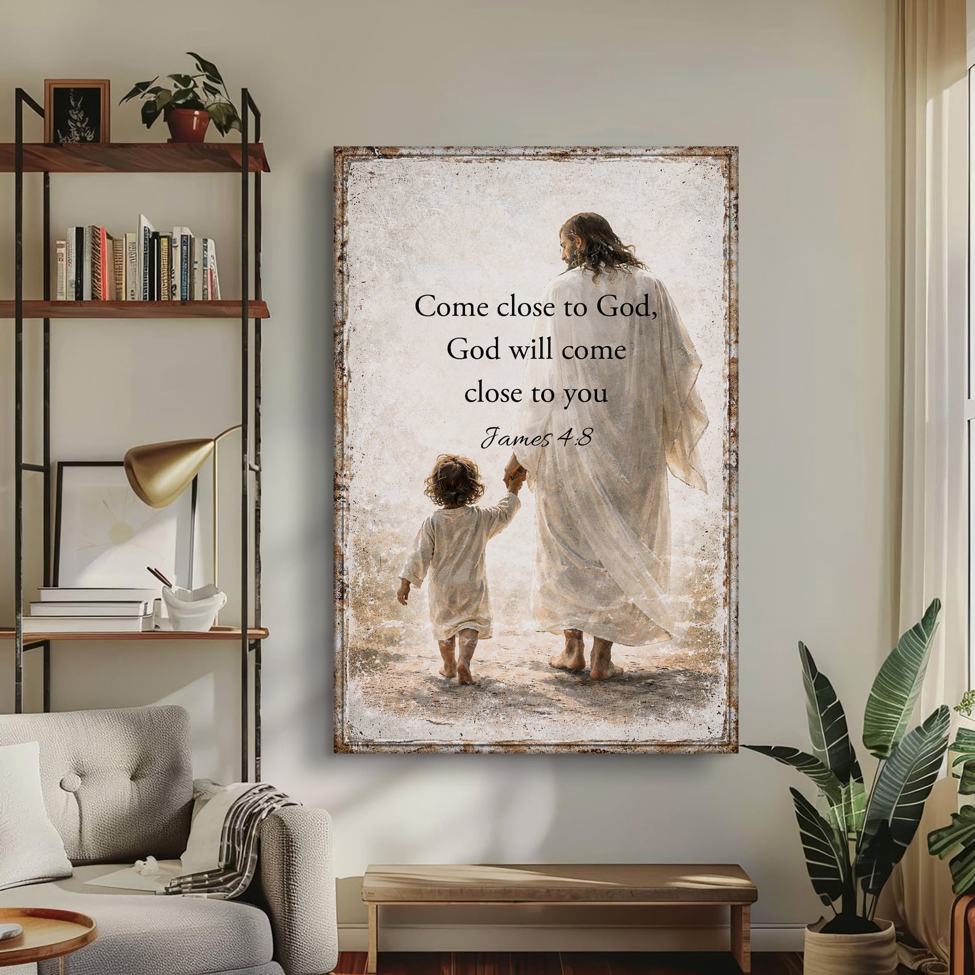 God Will Come - James 4:8 Faith Sign