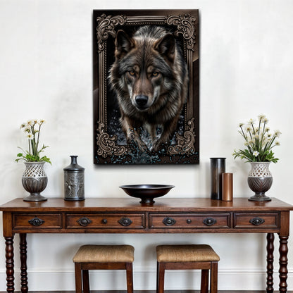 3D Wolf Wall Art II
