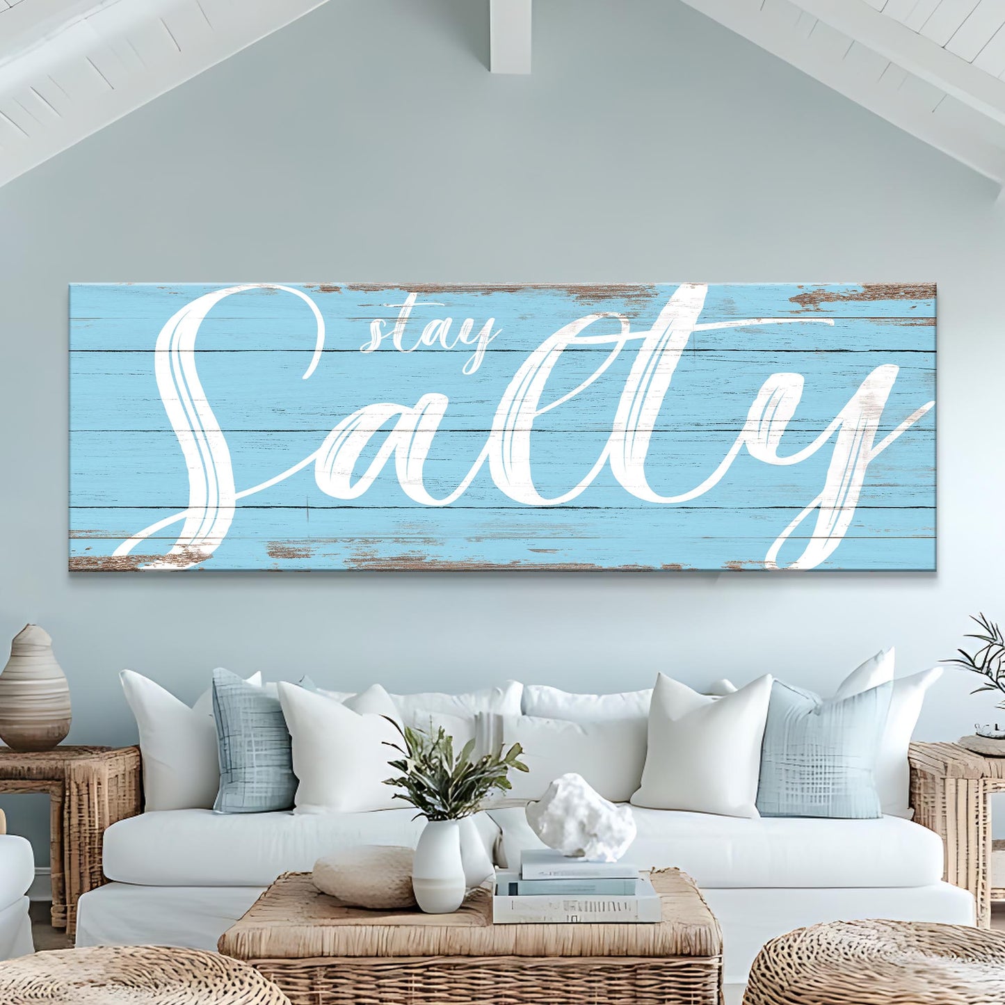 Stay Salty Coastal Sign IV