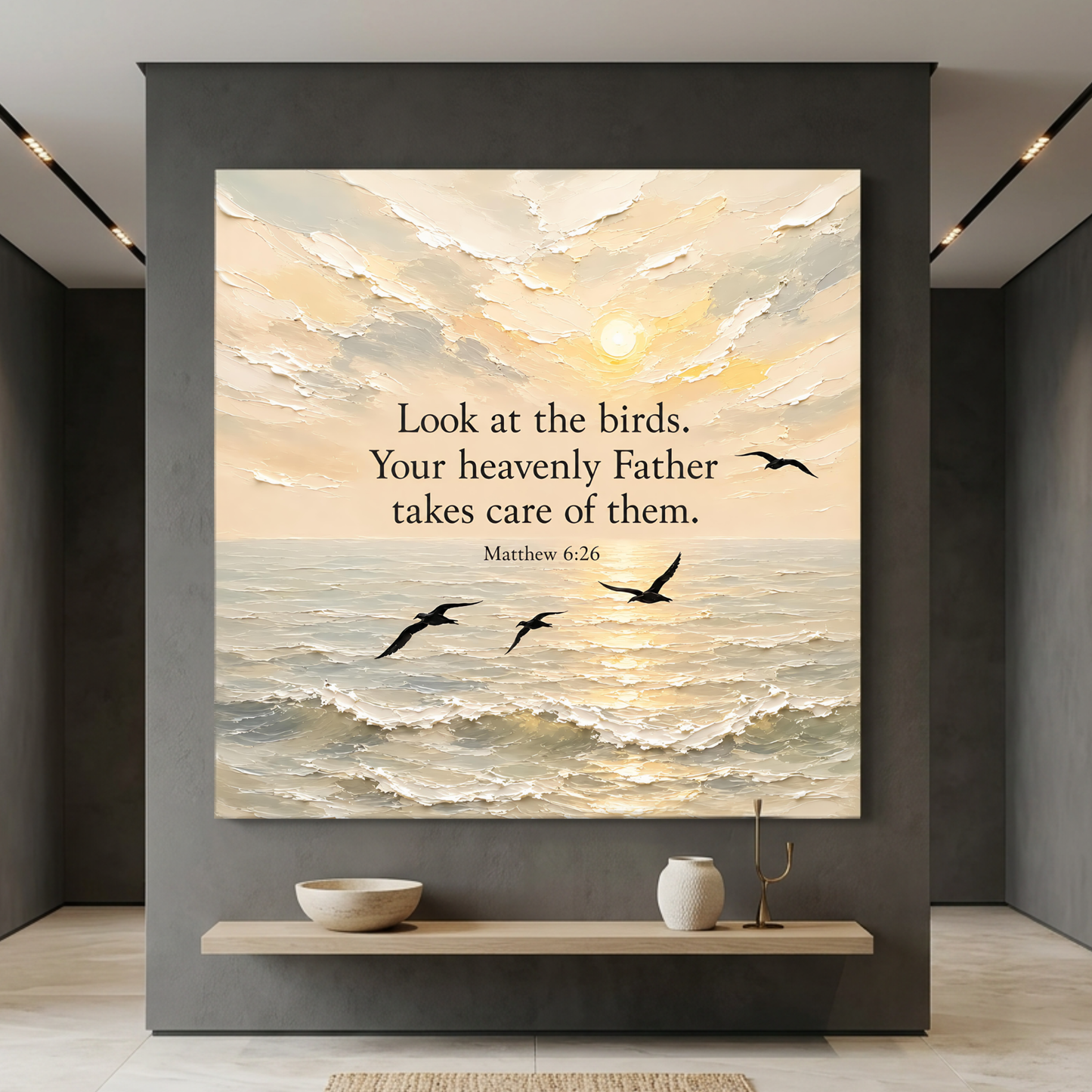 Look At The Birds Your Heavenly Father Takes Care Of Them - Matthew 6:26