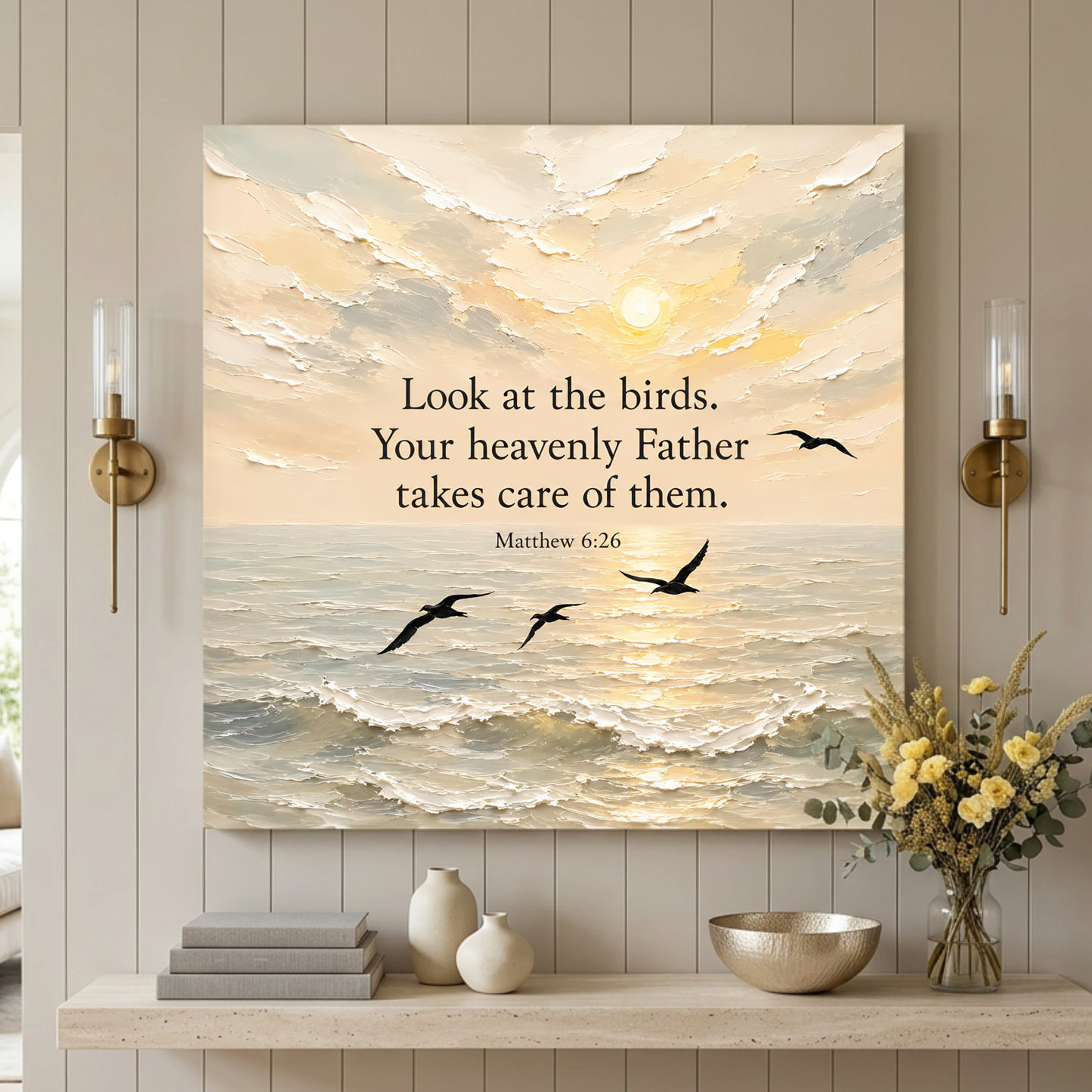 Look At The Birds Your Heavenly Father Takes Care Of Them - Matthew 6:26