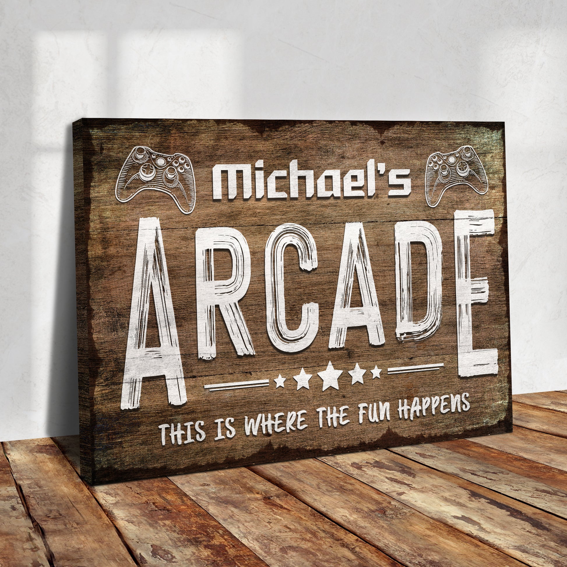 Arcade Sign II - Image by Tailored Canvases