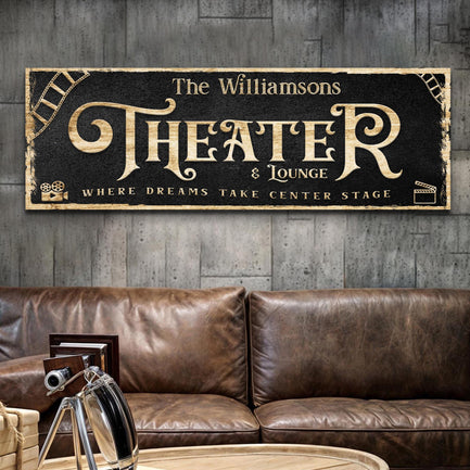 Theater Sign VI - Image by Tailored Canvases