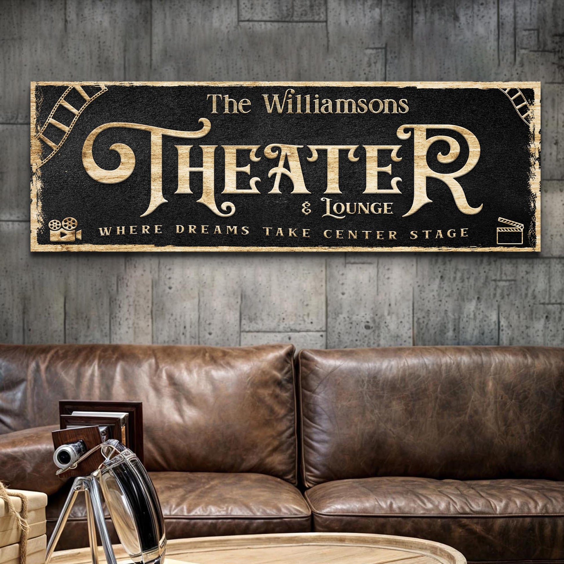 Theater Sign VI Style 1 - Image by Tailored Canvases