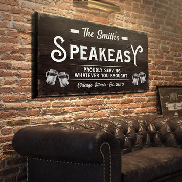 Speakeasy Sign IV