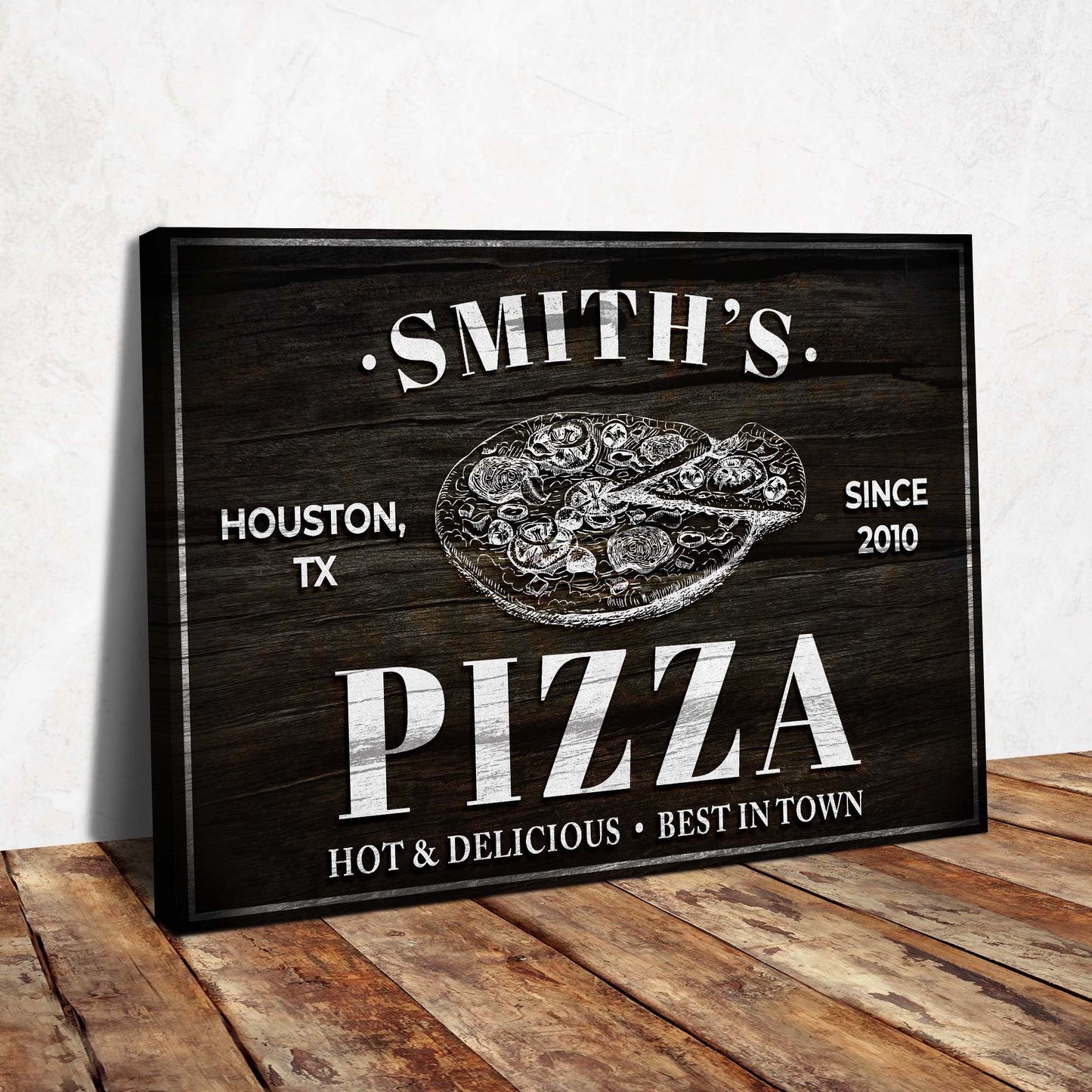 Pizza Sign - Imaged by Tailored Canvases